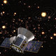 Artist’s concept of TESS hunting for exoplanets.